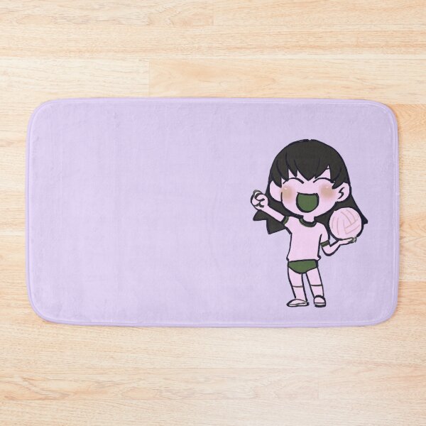 Item preview, I draw chibi pastel pink tomo with volleyball  / azumanga daioh designed and sold by RansRoom.