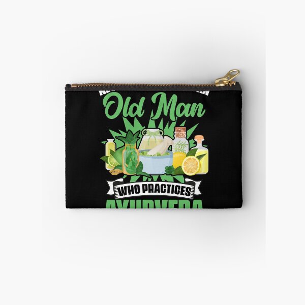 Item preview, Never Underestimate An Old Man Funny Dosha Ayurveda Healer designed and sold by Nessshirts.