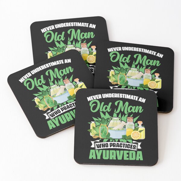 Item preview, Never Underestimate An Old Man Funny Dosha Ayurveda Healer designed and sold by Nessshirts.