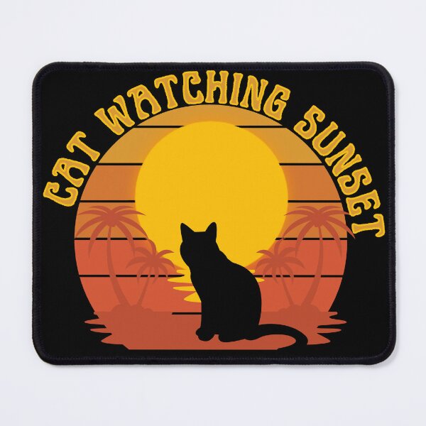 Item preview, Cat Watching Sunset designed and sold by designerpriti.