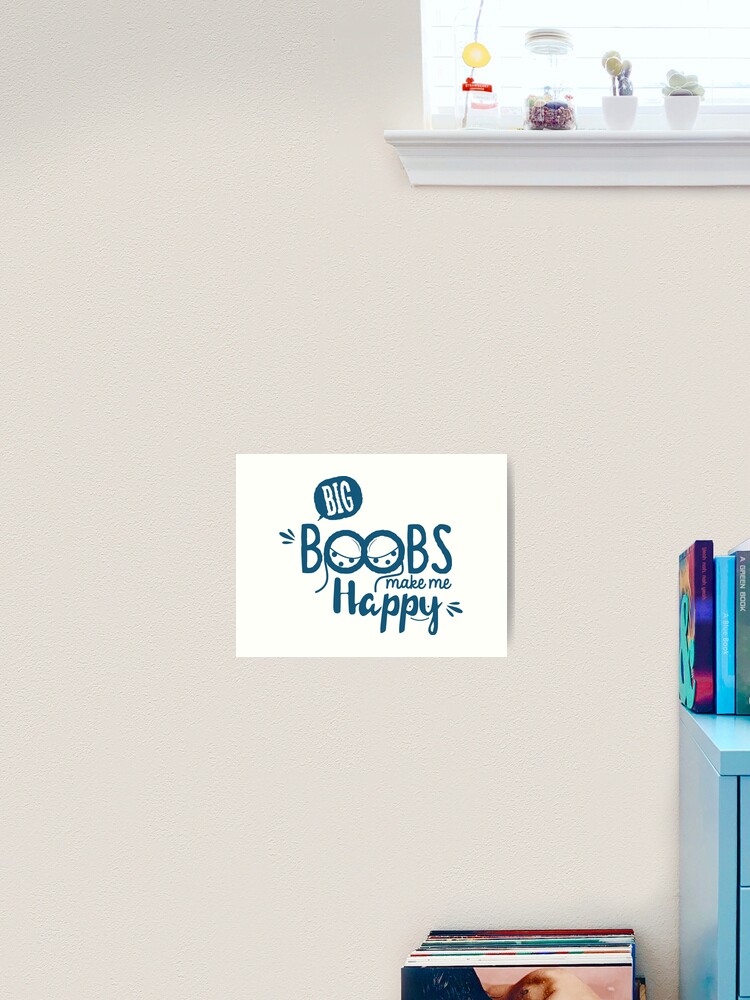 Big Boobs make me happy Sticker by PMYTHO