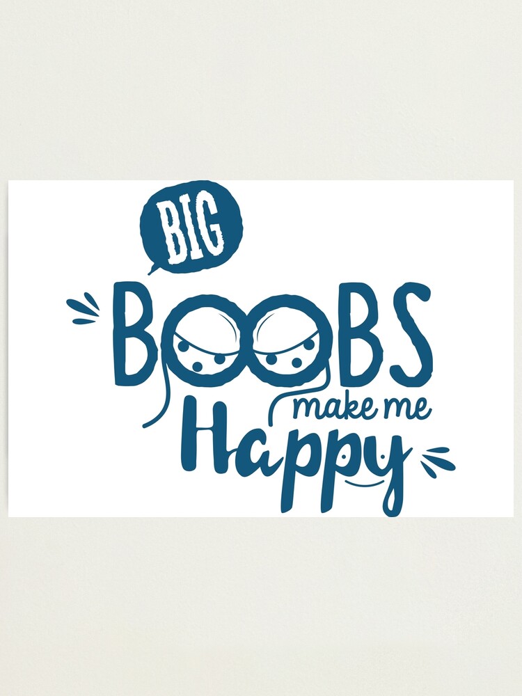 Big Boobs make me happy Sticker by PMYTHO