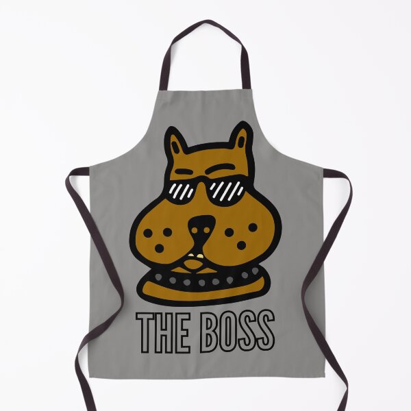 Item preview, The Boss. My dog, one cool, tough dude designed and sold by JellyBeenzz.