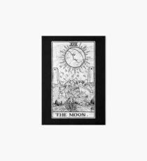 Die Mond Tarot Card - Major Arcana - Wahrsagerei - okkult Galeriedruck