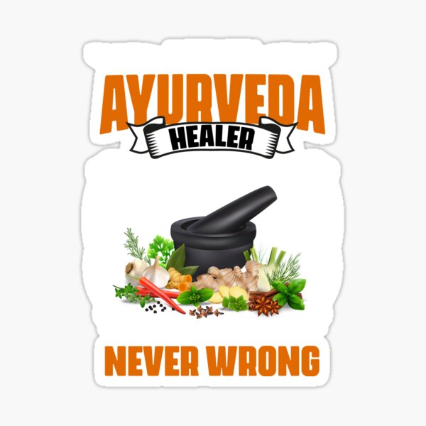 "Funny Ayurvedic Healing Humor For A Dosha Ayurveda Healer" Sticker for Sale by Nessshirts