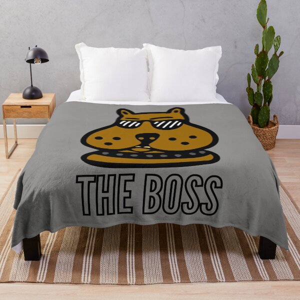 Item preview, The Boss. My dog, one cool, tough dude designed and sold by JellyBeenzz.