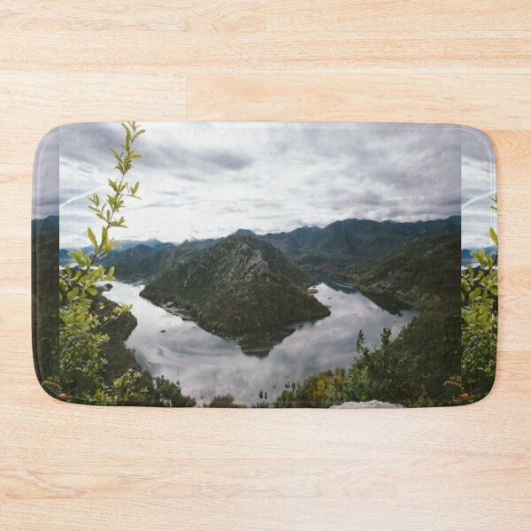 Item preview,  Beautiful green landscape with mountains art designed and sold by BEAUTY ⭐⭐⭐⭐⭐.