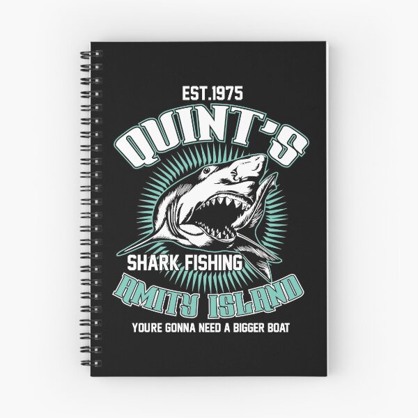 Item preview, Shark Fishing Amity Island designed and sold by CrazyKatDesigns.