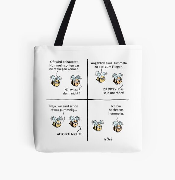Hummeln Allover-Print Tote Bag