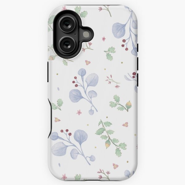 winter flowers iPhone Tough Case