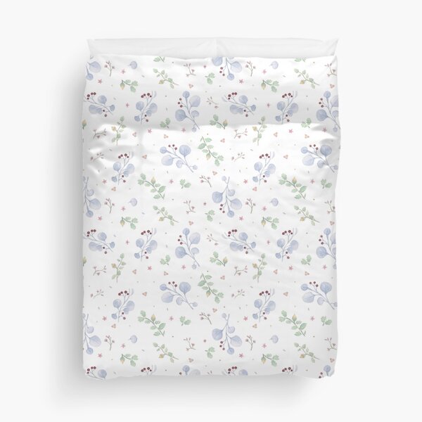 winter flowers Duvet Cover