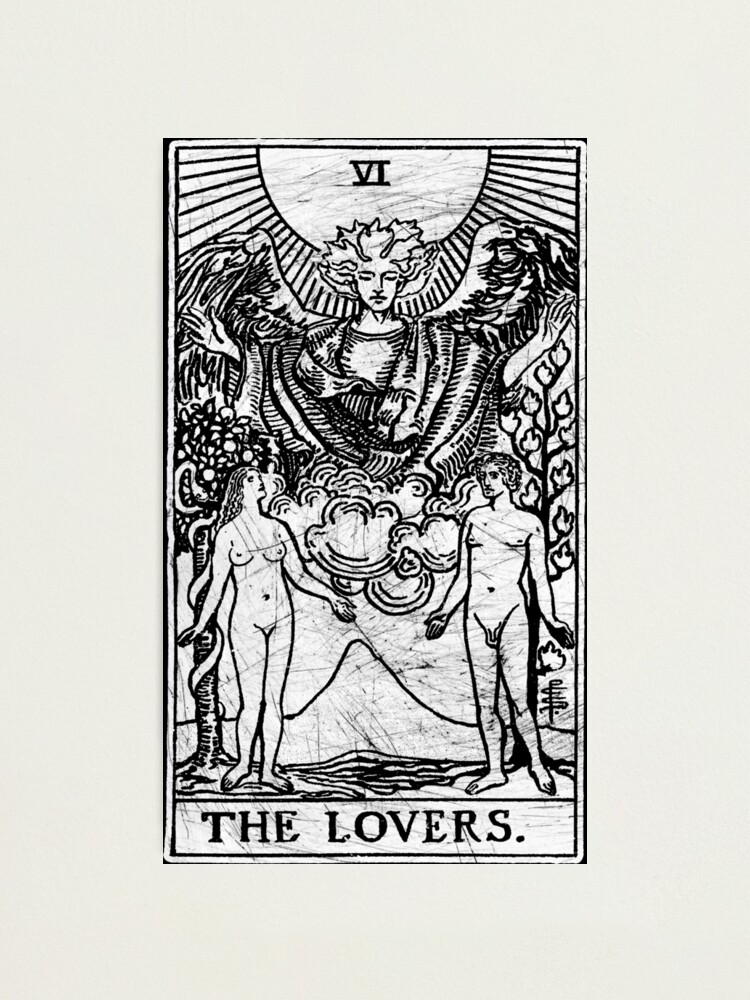 "The Lovers Tarot Card Major Arcana fortune telling occult