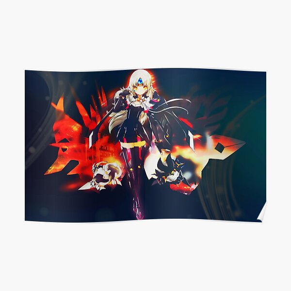 elsword Wallscroll Stoffposter Wallposter Wandbild Poster Neu Game EVE
