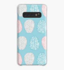 Brainy Pastel Pattern (Awesome Pastel Brains) Case/Skin for Samsung Galaxy
