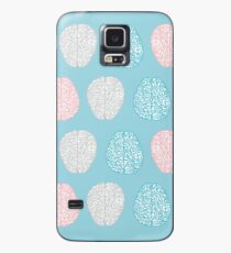 Brainy Pastel Pattern (Awesome Pastel Brains) Case/Skin for Samsung Galaxy