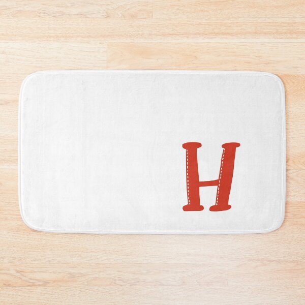 Item preview, Letter H Red initial monogram alphabet h capital H designed and sold by Antique-Gifts.