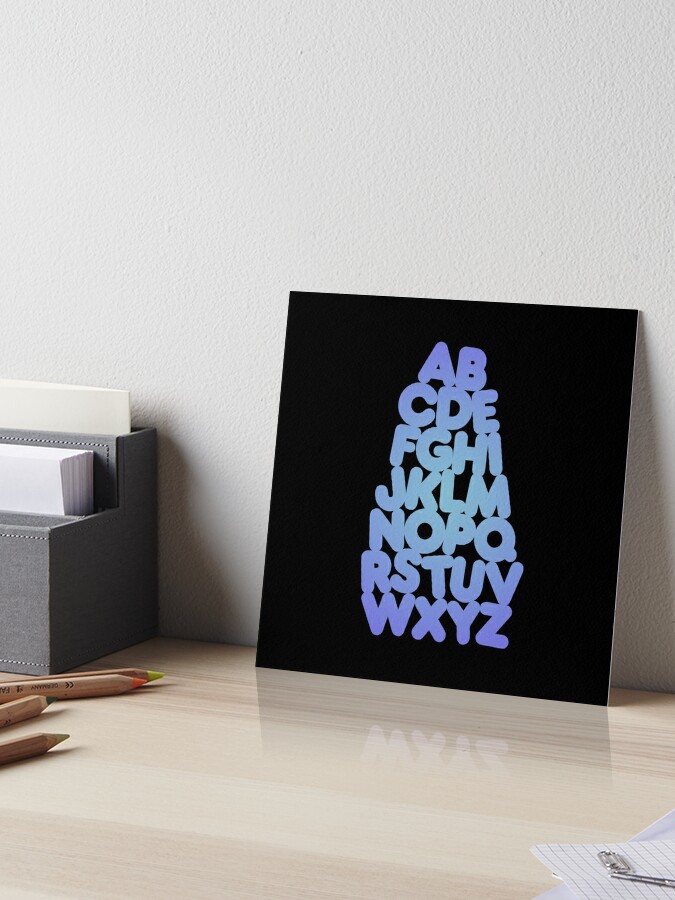 Alphabet Stack - Big Caslon v.1 Sticker for Sale by Brett Jordan