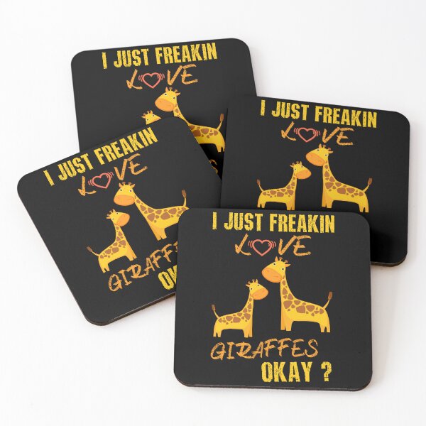 Item preview, I just freakin love giraffes  designed and sold by SidTastic .