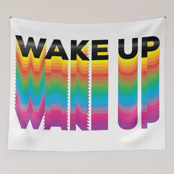 Item preview, Wake Up Colorful Rainbow  designed and sold by JenTrinhArt.