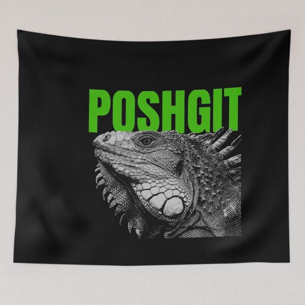 Aperçu de l'œuvre Copie de PoshGIT Lizard Cool 4 vert créée et vendue par PoshGIT.