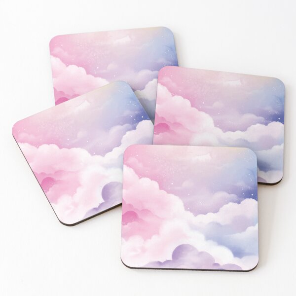 Item preview, Watercolor Sugar Cotton Clouds designed and sold by chillaxcats.