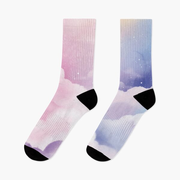 Item preview, Watercolor Sugar Cotton Clouds designed and sold by chillaxcats.