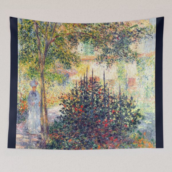 Item preview, Camille Monet in the Garden at Argenteuil by Claude Monet designed and sold by Tamas Das.