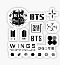  Bts  Stickers Redbubble