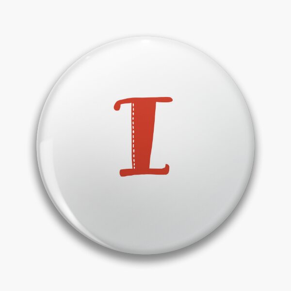 Item preview, Letter I Red initial monogram alphabet I capital designed and sold by Antique-Gifts.
