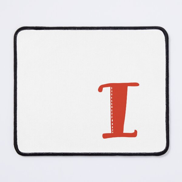 Item preview, Letter I Red initial monogram alphabet I capital designed and sold by Antique-Gifts.