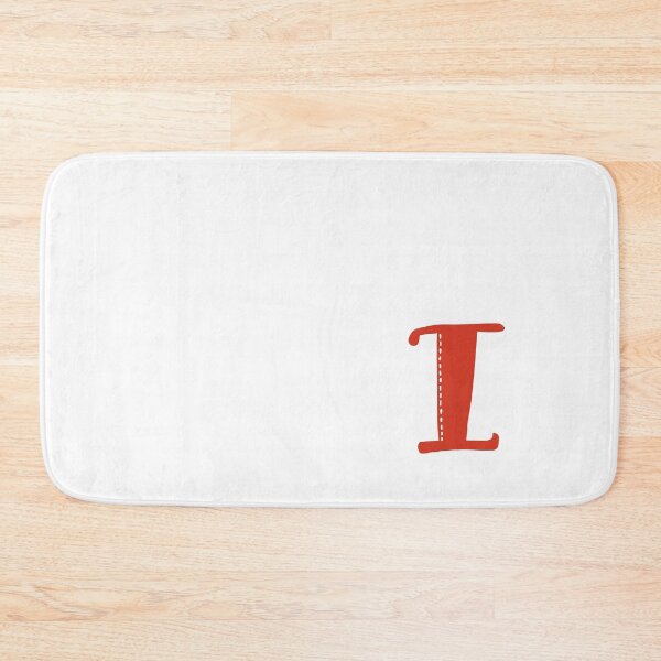 Item preview, Letter I Red initial monogram alphabet I capital designed and sold by Antique-Gifts.
