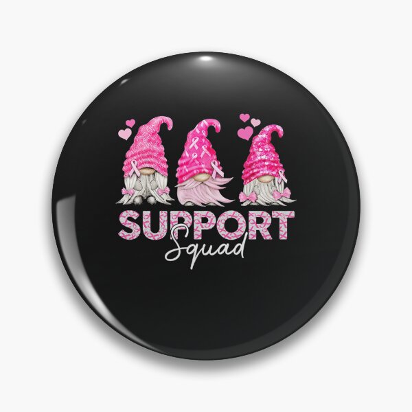 Item preview, Gnomies Support Squad Breast Cancer designed and sold by farhoodi2200.