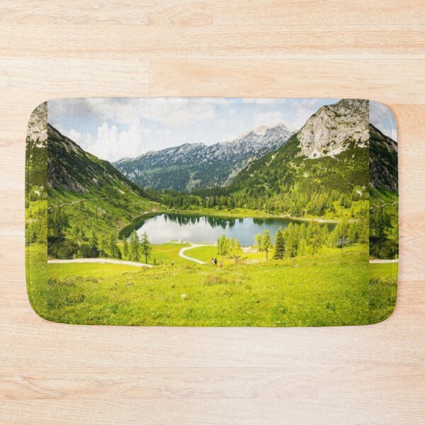 Item preview, Beautiful green landscape with green trees and mountain art designed and sold by BEAUTY ⭐⭐⭐⭐⭐.