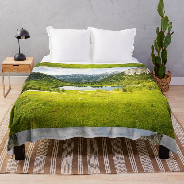 Item preview, Beautiful green landscape with green trees and mountain art designed and sold by BEAUTY ⭐⭐⭐⭐⭐.