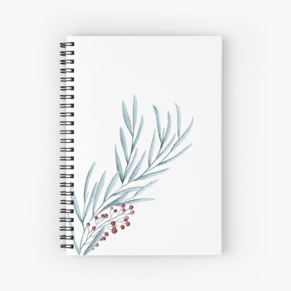 branch with fruits Spiral Notebook