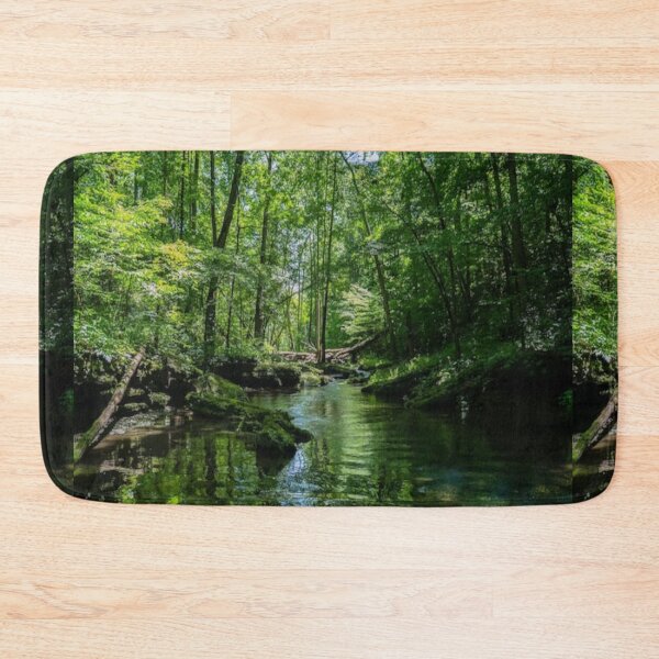 Item preview, Beautiful green landscape with green trees and river art designed and sold by BEAUTY ⭐⭐⭐⭐⭐.