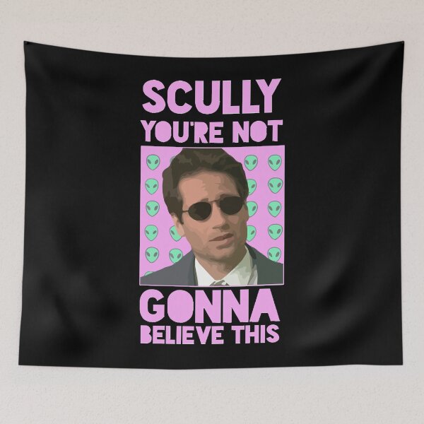 Item preview, Mulder-X-Files-Scully-you're-not-gonna-believe-this-Classic-T-Shirt designed and sold by MattLRagle1.