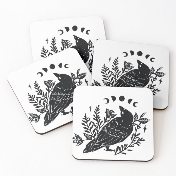 Item preview, Cuervo de lino designed and sold by Threeleaves.
