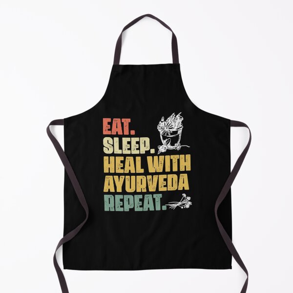 Item preview, Eat Sleep Vintage Retro Alternative Medicine Ayurveda Healer designed and sold by Nessshirts.