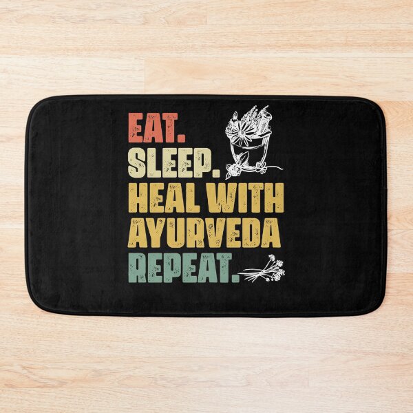 Item preview, Eat Sleep Vintage Retro Alternative Medicine Ayurveda Healer designed and sold by Nessshirts.