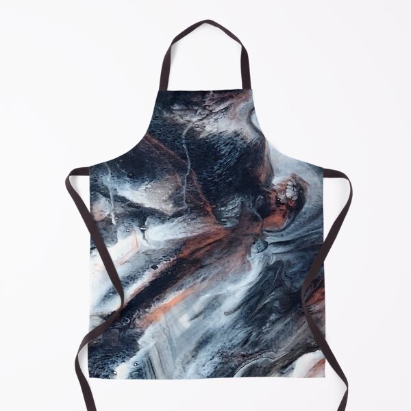 Item preview, Black, Bronze and white marble abstract designed and sold by k9printart.