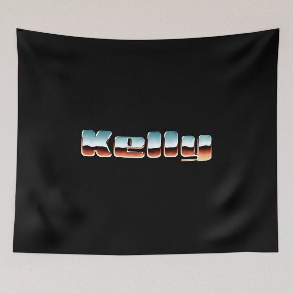 Item preview, Kelly name - Cool 80s retro chrome design designed and sold by NameTheory.
