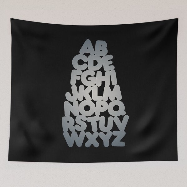 Item preview, Frankfurter Alphabet Stack v.8 designed and sold by x1brett.