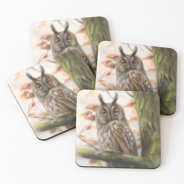 Item preview, Autumn Long-eared owl designed and sold by marjoleinkruijt.