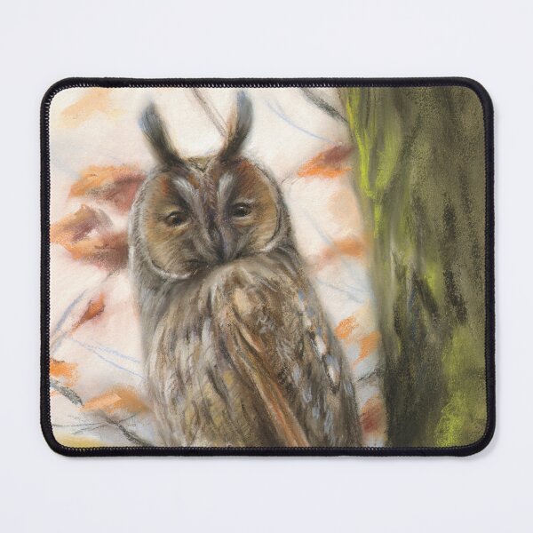 Item preview, Autumn Long-eared owl designed and sold by marjoleinkruijt.