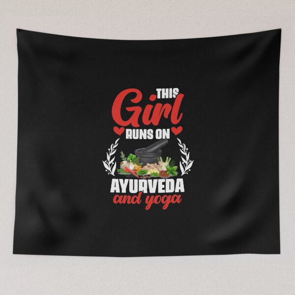 Item preview, This Girl Runs On Alternative Medicine Healing Ayurveda Fans designed and sold by Nessshirts.
