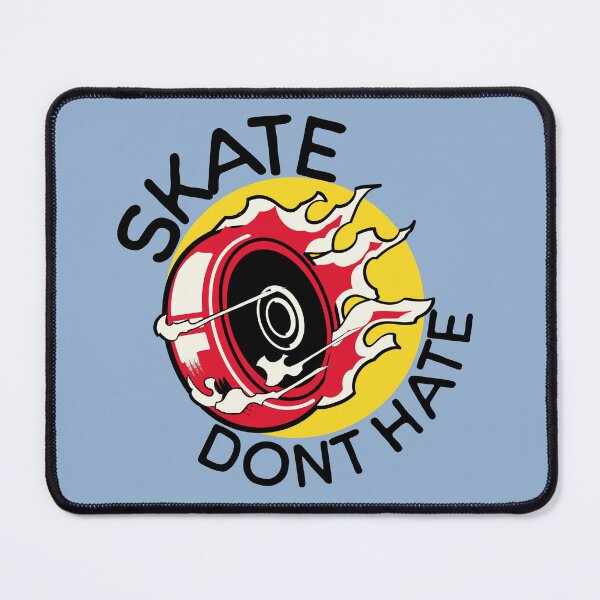 Item preview, Skate don't Hate - Roller skating Wheel designed and sold by Paperfly Studio.
