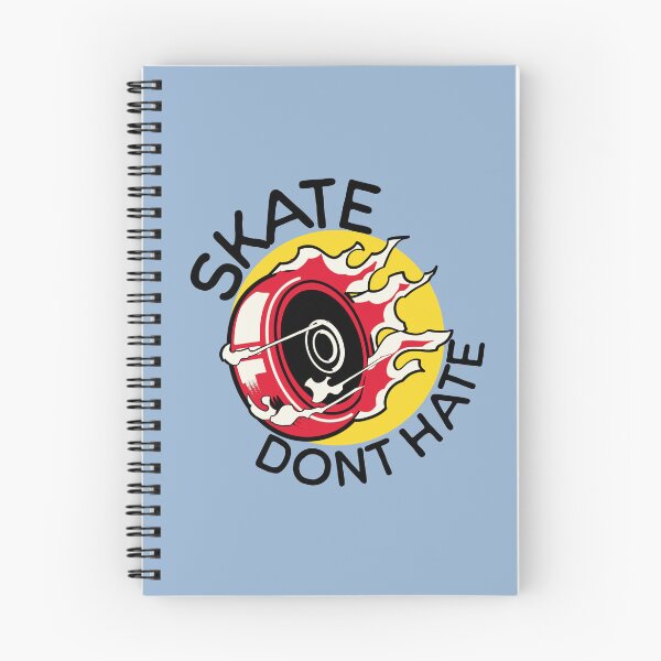 Item preview, Skate don't Hate - Roller skating Wheel designed and sold by Paperfly Studio.