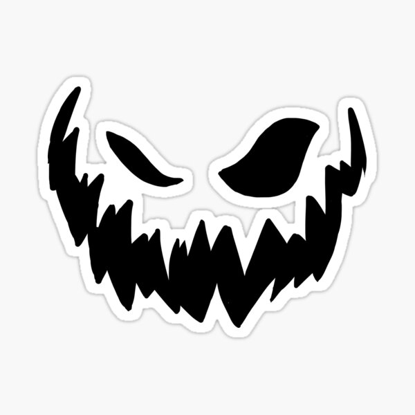 Evil Smile Stickers Redbubble