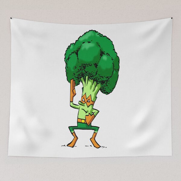 Item preview,  Broccoli Ninja Foodie Mixed Martial Arts MMA Superhero designed and sold by ProjectX23.